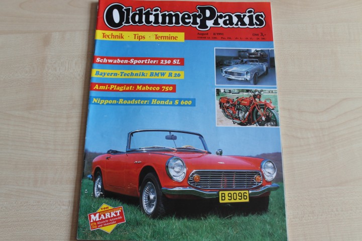 Deckblatt Oldtimer Praxis (08/1991)